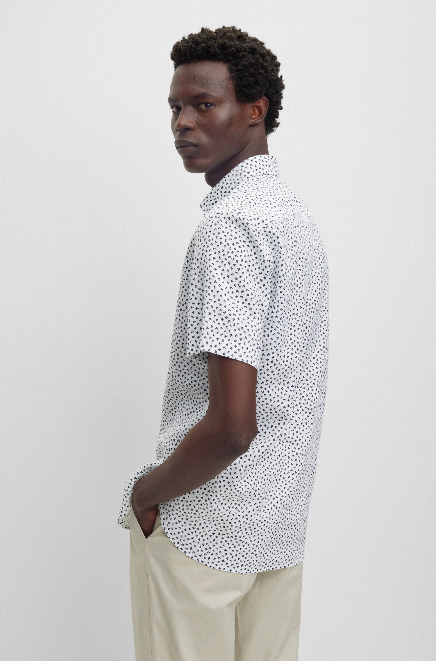 NEXT Kurzarm-Hemd Mit Häkel-Details & Shorts - Sommer Set Damen